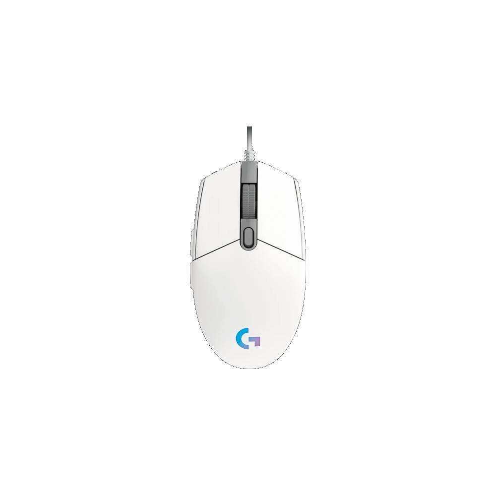 Logitech G102 LIGHTSYNC (Balta) Žaidimų Pelė