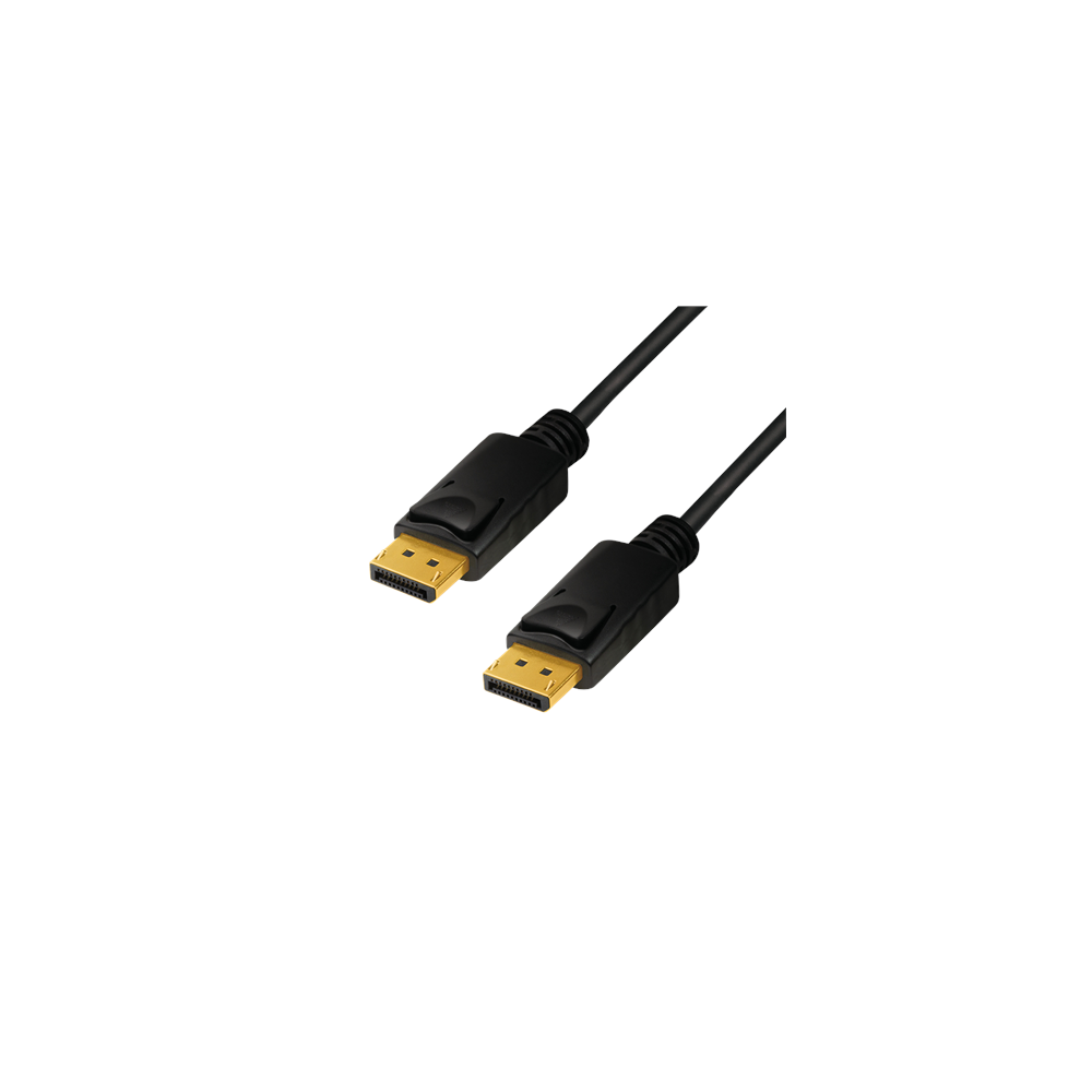 Logilink|||DisplayPort|Cable|||Black|||DP|Male|||DP|Male|||DP|to|DP