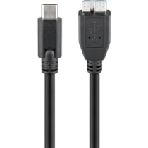 Goobay|||Round|cable|||USB-C|to|micro-B|3.0|cable|||67995|||micro-B
