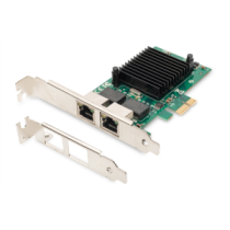 Digitus|||Gigabit|Ethernet|PCI|Express|Card,|2-port|32-bit,|low