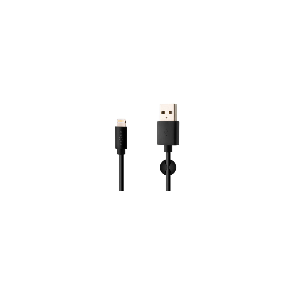 Fixed | Data And Charging Cable With USB/lightning Connectors | Black