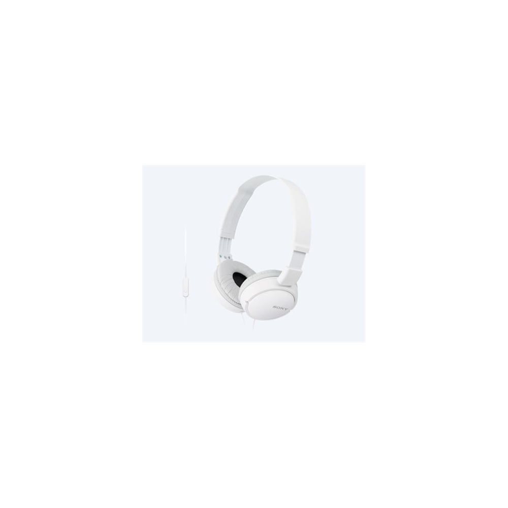 Sony | MDR-ZX110APW.CE7 | Wired | On-Ear | Microphone | White