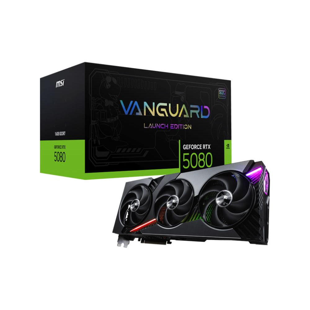 Graphics|Card|MSI|NVIDIA|GeForce|RTX|5080|16|GB|GDDR7|256|bit|PCIE