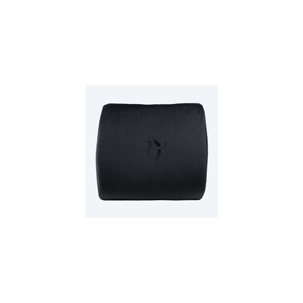 Arozzi Velvet polyester | Lumbar Support Pillow | Black