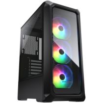 COUGAR | Archon 2 RGB (Black) | PC Case | Mid Tower / TG Front Panel / 3 x ARGB Fans / 3mm TG Left Panel