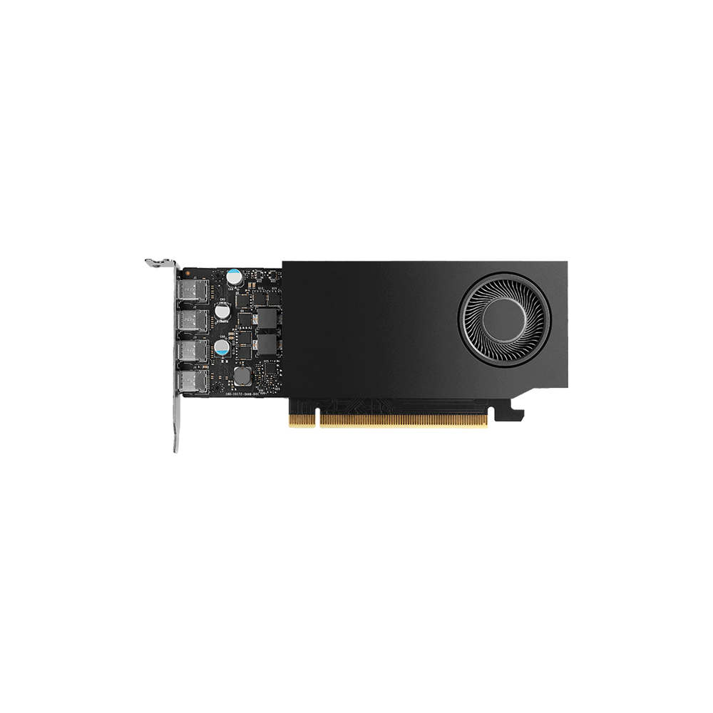 PNY NVIDIA A400 4GB LowProfile PCI-Express 3.0 x16, LP4 GB GDDR6 64-bit 3x Mini DP 1.4 Installguide, Supportguide 4x mDP to DP