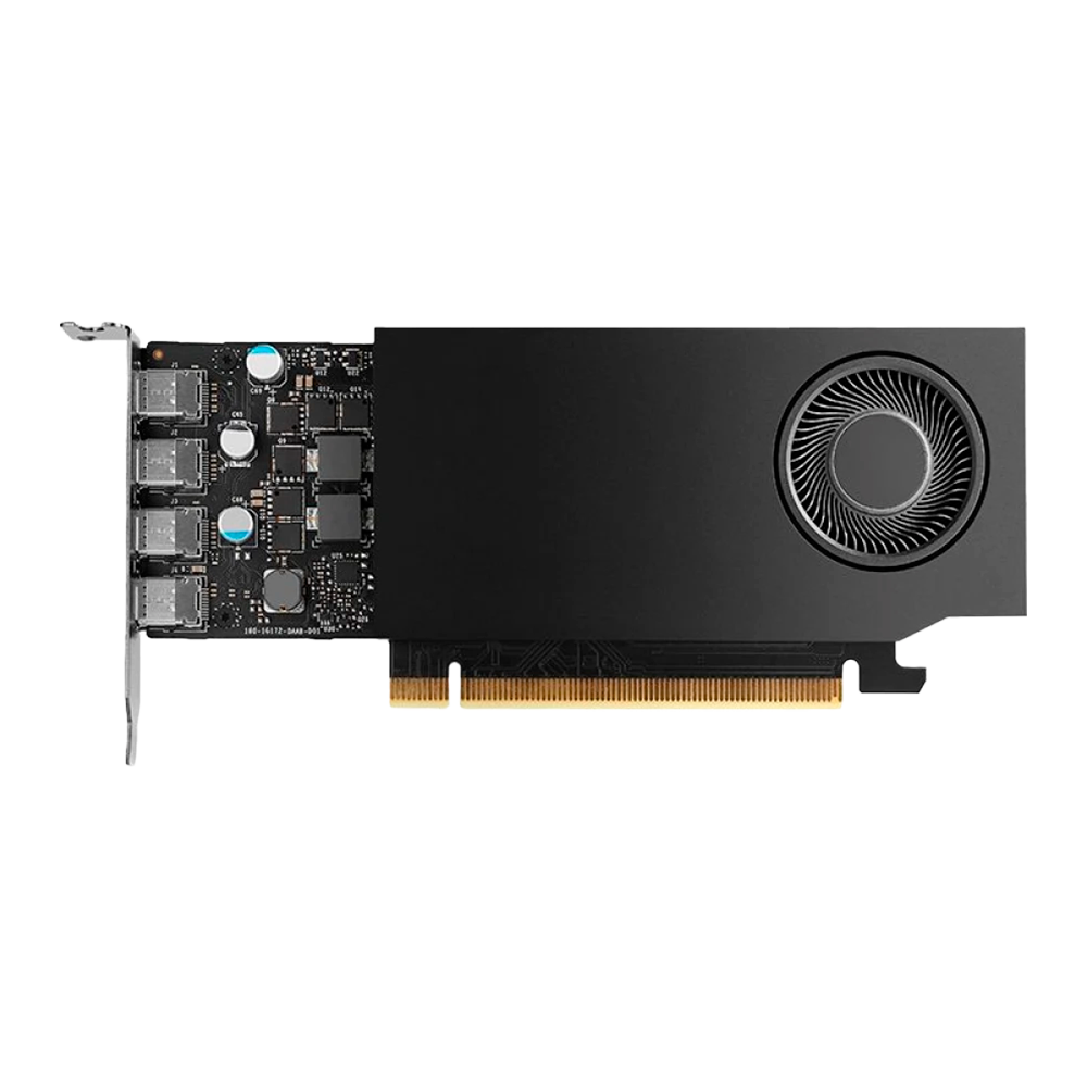 PNY NVIDIA A1000 8GB LowProfile PCI-Express 4.0 x16, LP8 GB GDDR6 128-bit 4x Mini DP 1.4 Installguide, Supportguide 4x mDP to
