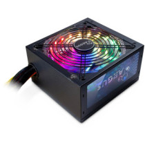 Power Supply INTER-TECH Argus RGB, 80PLUS Bronze, 600W, Retail, 1x140 Fan, 1x20+4Pin, 4+4Pin, 2xPCI-e 6+2Pin, 3x4Pin (Molex),