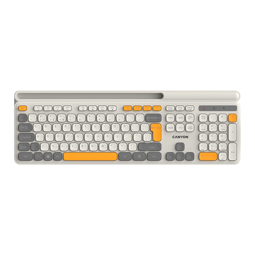 CANYON keyboard HKB-W03 EN AAA Wireless Beige