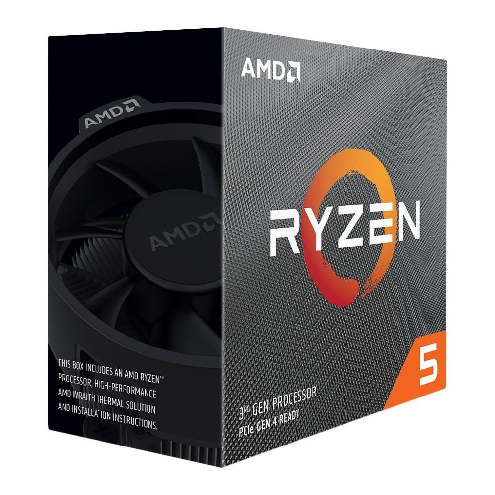 AMD CPU Desktop Ryzen 5 6C/6T 3500X (3.6/4.1 Boost GHz,35MB,65W,AM4) box, with Wraith Stealth cooler