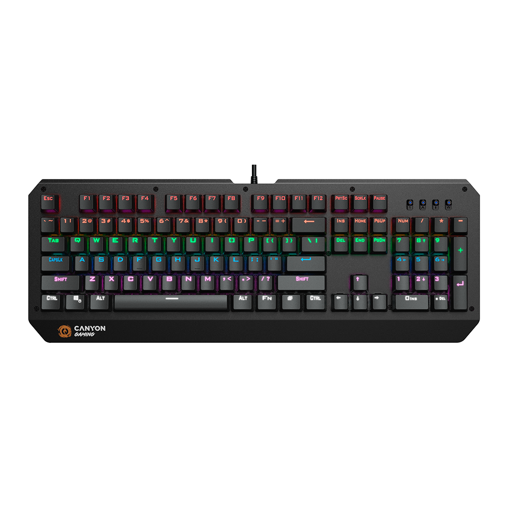 CANYON keyboard Hazard GK-6 RGB US Wired Black
