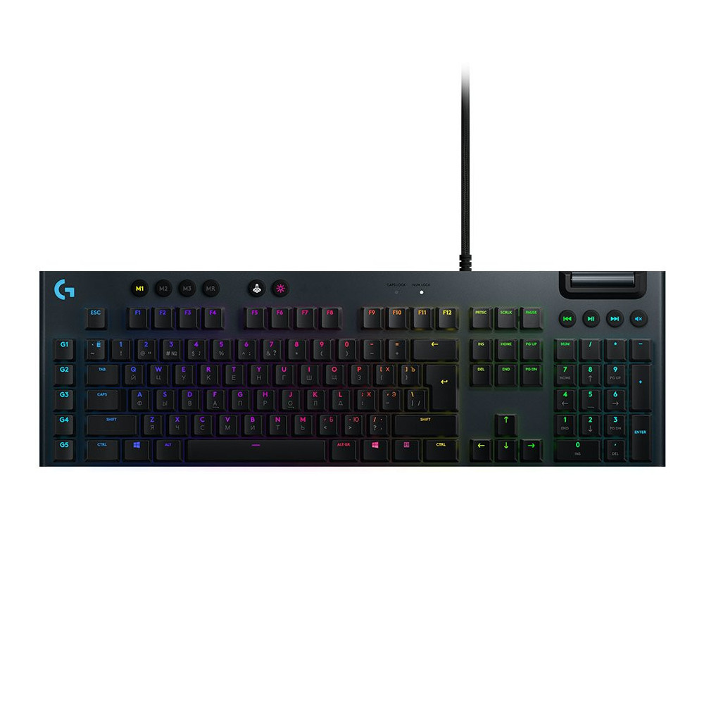 LOGITECH|G815|Corded|LIGHTSYNC|Mechanical|Gaming|Keyboard|-|CARBON|-
