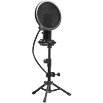 LORGAR|Voicer|721,|Gaming|Microphone,|Black,|USB|condenser|with|and