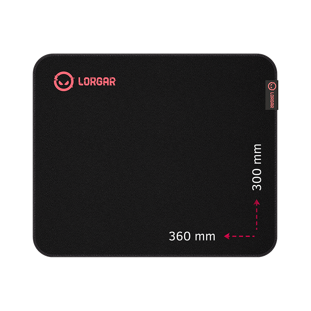 Lorgar|Main|323,|Gaming|mouse|pad,|Precise|control|surface,|Red|x|x