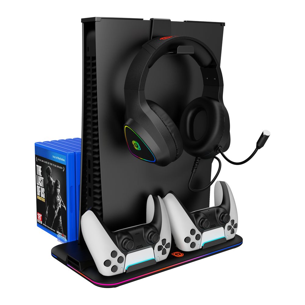 CANYON cooling stand CS-5 RGB PS5 Slim Charge Black