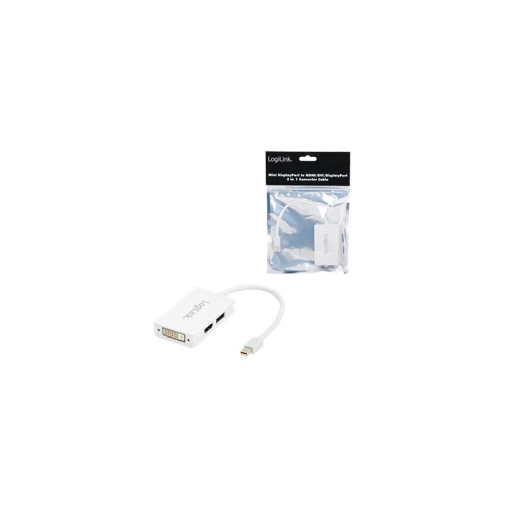Logilink | CV0045 | White | Mini DisplayPort | DVI/DisplayPort/HDMI