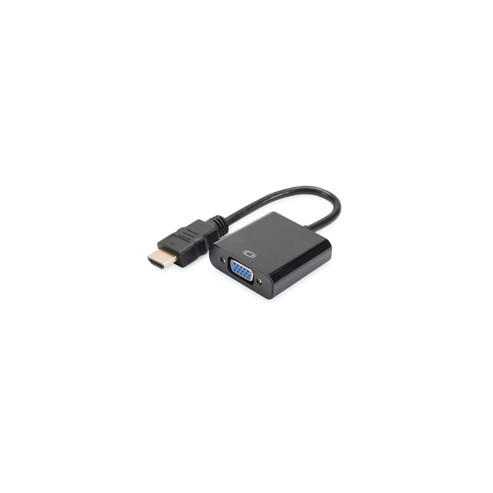 Digitus | HDMI to VGA converter adapter | DA-70461 | Black