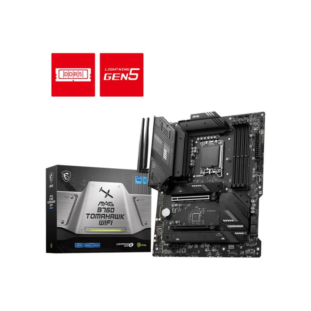 Mainboard|MSI|Intel|B760|Express|LGA1700|ATX|Memory|DDR5|Memory|4|1x