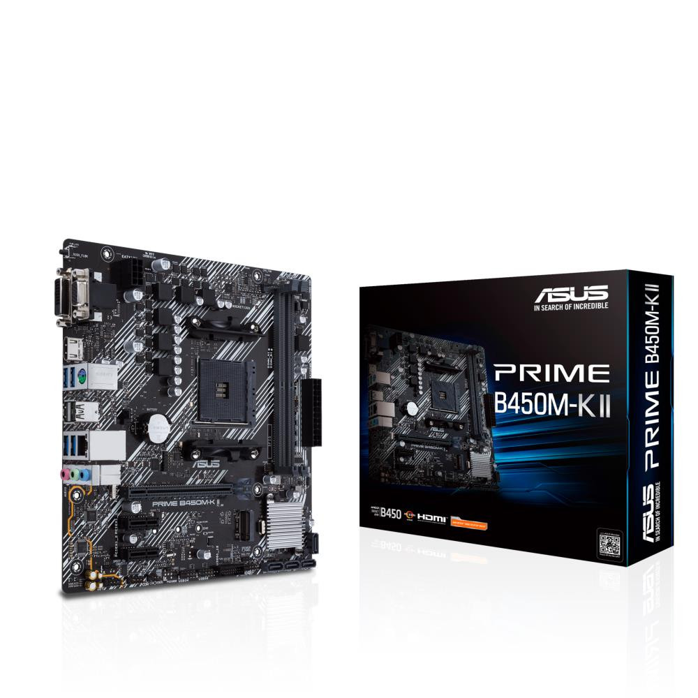 Mainboard|ASUS|AMD B450|SAM4|MicroATX|2xPCI-Express 2.0 1x|1xPCI-Express 3.0 16x|1xM.2|Memory DDR4|Memory slots 2|1x15pin