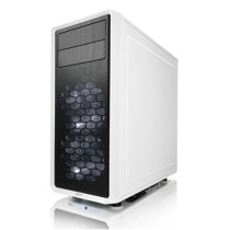 Fractal Design Focus G FD-CA-FOCUS-WT-W Side window Left side panel - Tempered Glass White ATX Power supply included No