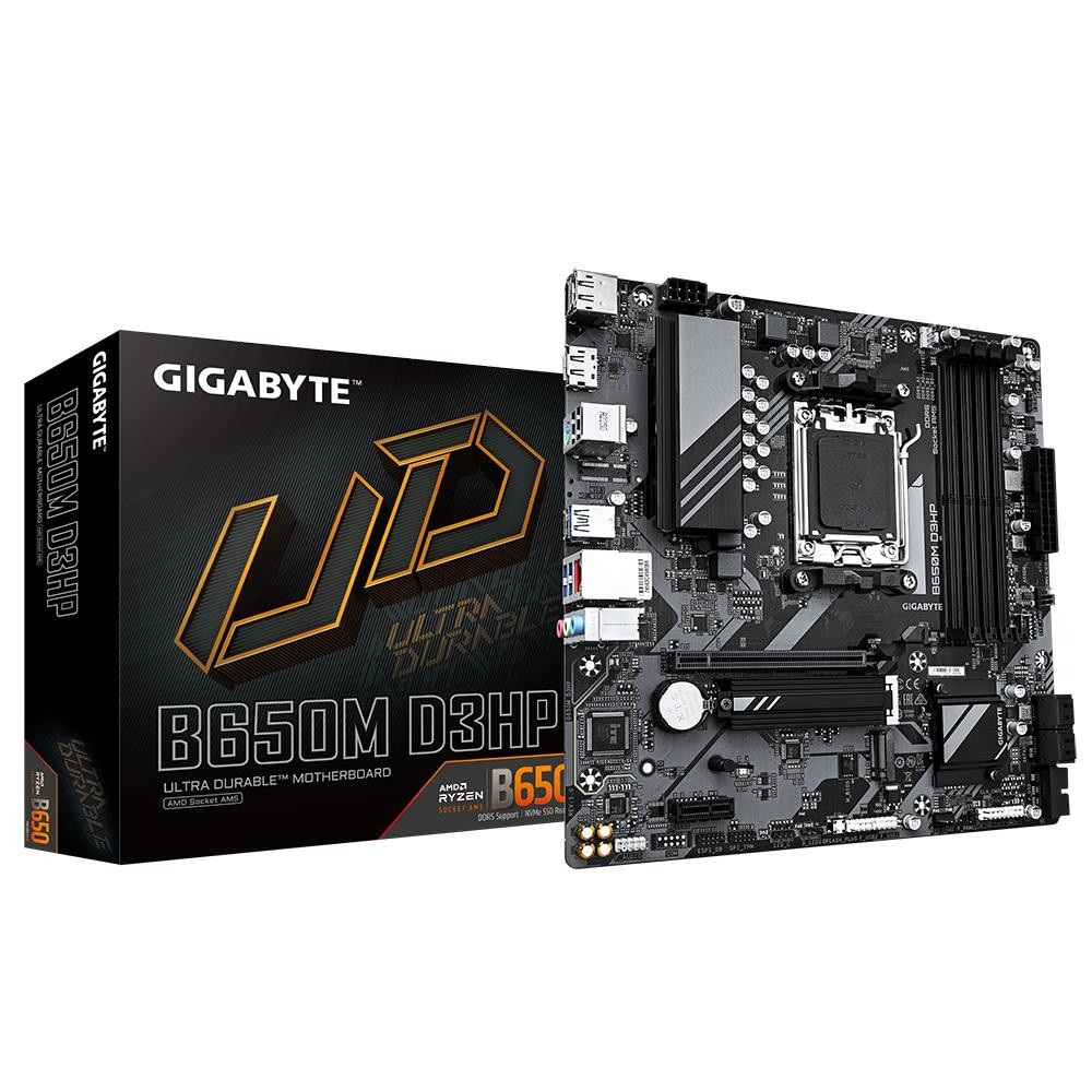 Mainboard|GIGABYTE|AMD B650|SAM5|Micro-ATX|Memory DDR5|Memory slots 4|1xPCI-Express 3.0 1x|1xPCI-Express 4.0