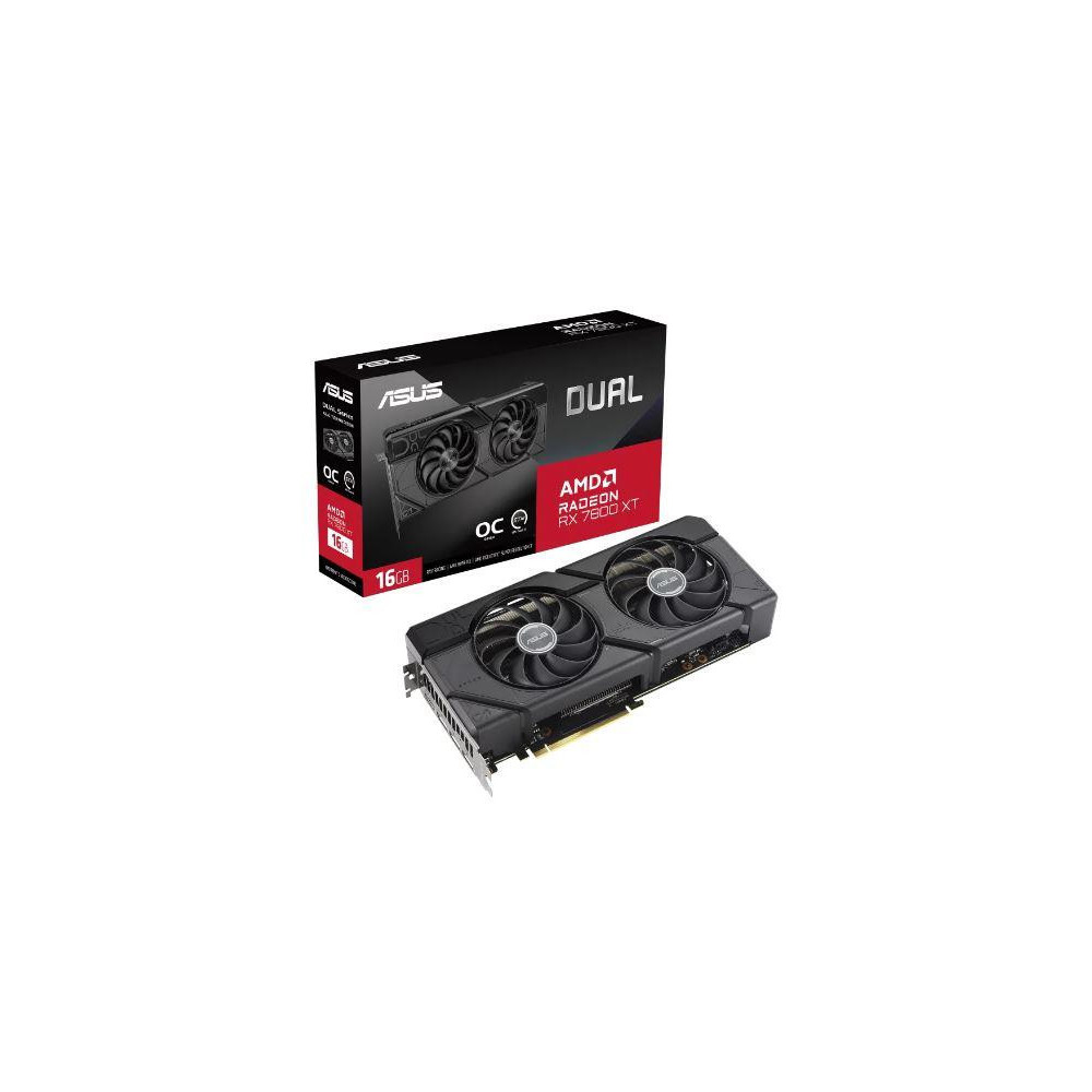 Graphics Card|ASUS|AMD Radeon RX 7800 XT|16 GB|GDDR6|256 bit|PCIE 4.0 16x|Dual Slot