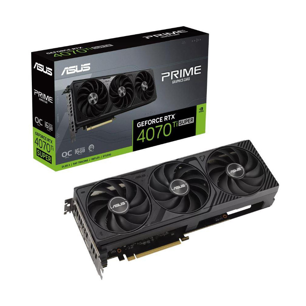 Graphics Card|ASUS|NVIDIA GeForce RTX 4070 SUPER|16 GB|GDDR6X|256 bit|Triple slot
