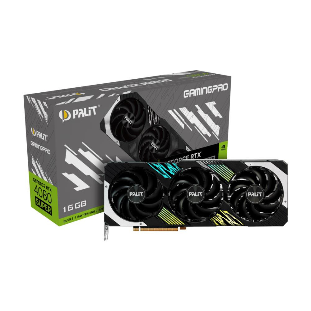 Graphics Card|PALIT|NVIDIA GeForce RTX 4080 SUPER|16 GB|GDDR6X|256 bit|PCIE 4.0 16x|GPU 2550 MHz|Triple slot
