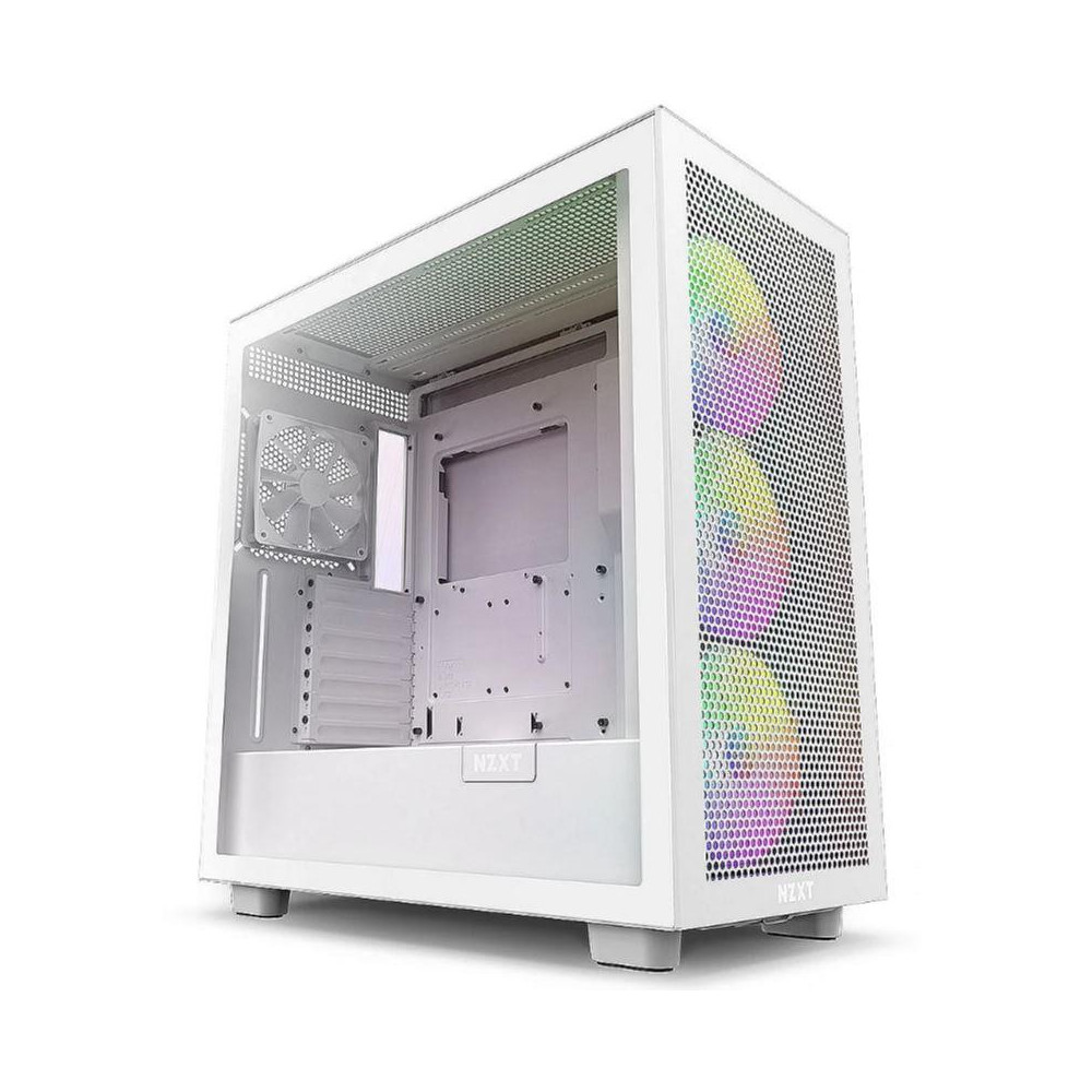 Case|NZXT|H7 Flow RGB|MidiTower|ATX|EATX|MicroATX|MiniITX|Colour White|CM-H72FW-R1
