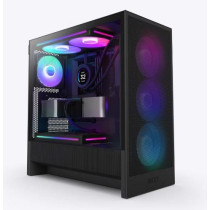 Case|NZXT|H5 FLOW RGB 2024|MidiTower|Case product features Transparent panel|Not included|ATX|EATX|MicroATX|MiniITX|Colour