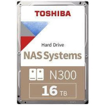 HDD|TOSHIBA|N300|16TB|SATA 3.0|256 MB|7200 rpm|3,5"|HDWG31GUZSVA