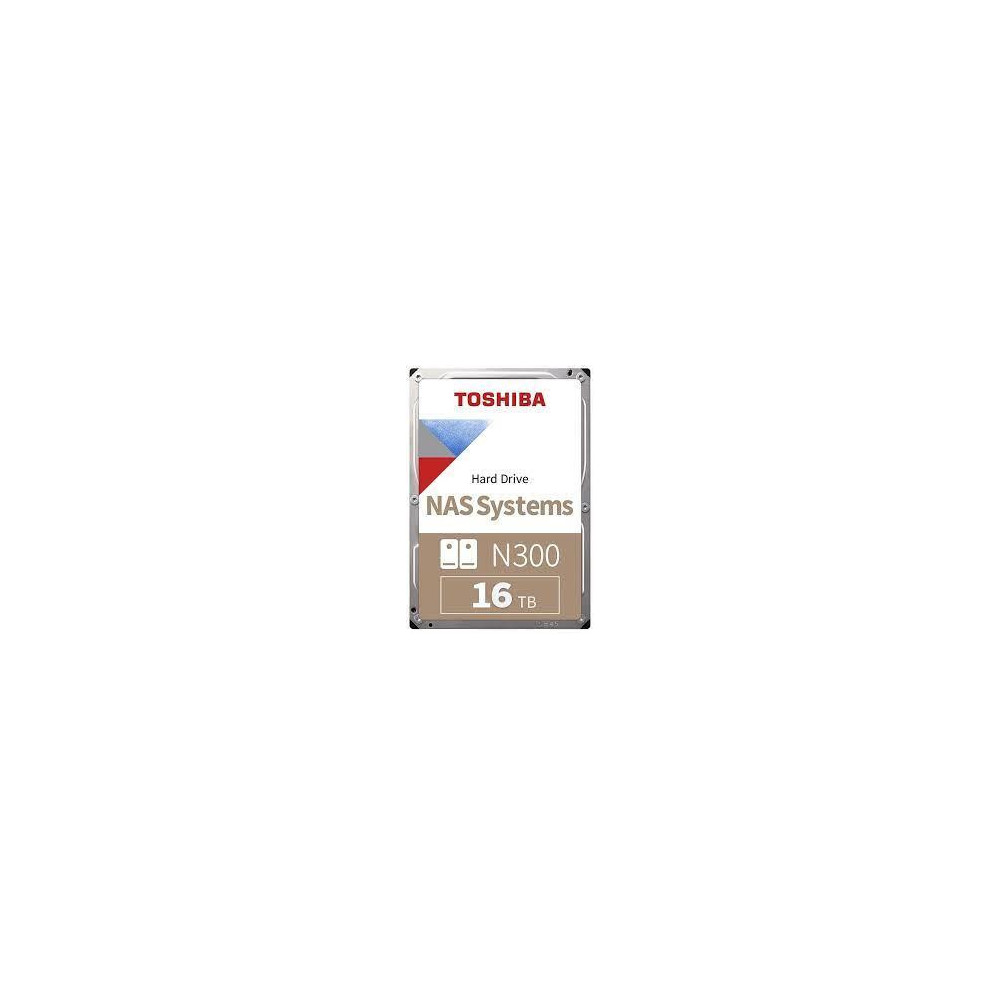 HDD|TOSHIBA|N300|16TB|SATA 3.0|256 MB|7200 rpm|3,5"|HDWG31GUZSVA